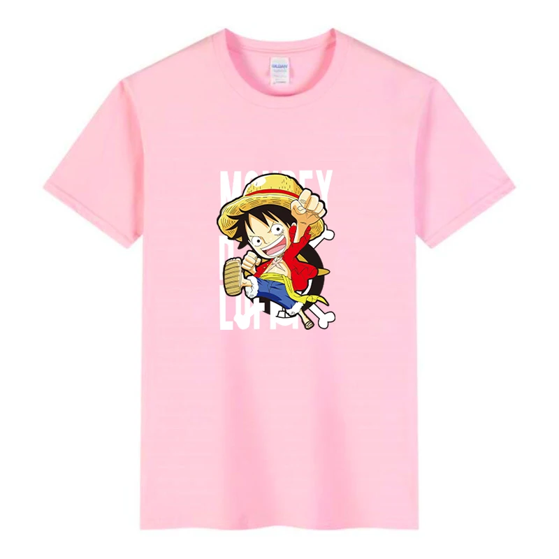 

Baby Clothes T-Shirts Summer Japanese Anime One Piece Children Short Sleeve Boys Football Tees Teenagers Clothing Girls Tops