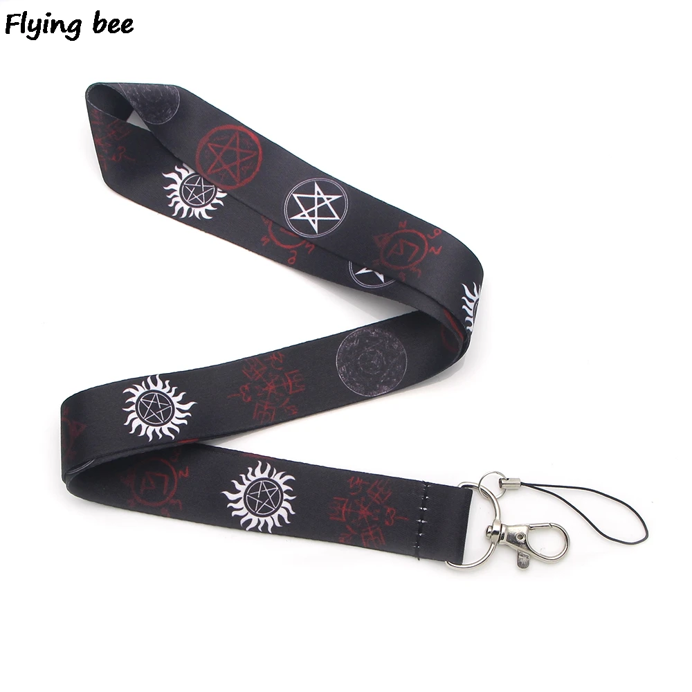 Flyingbee супернатуральный крутой ремешок для ключей держатель женский Талрепы ID