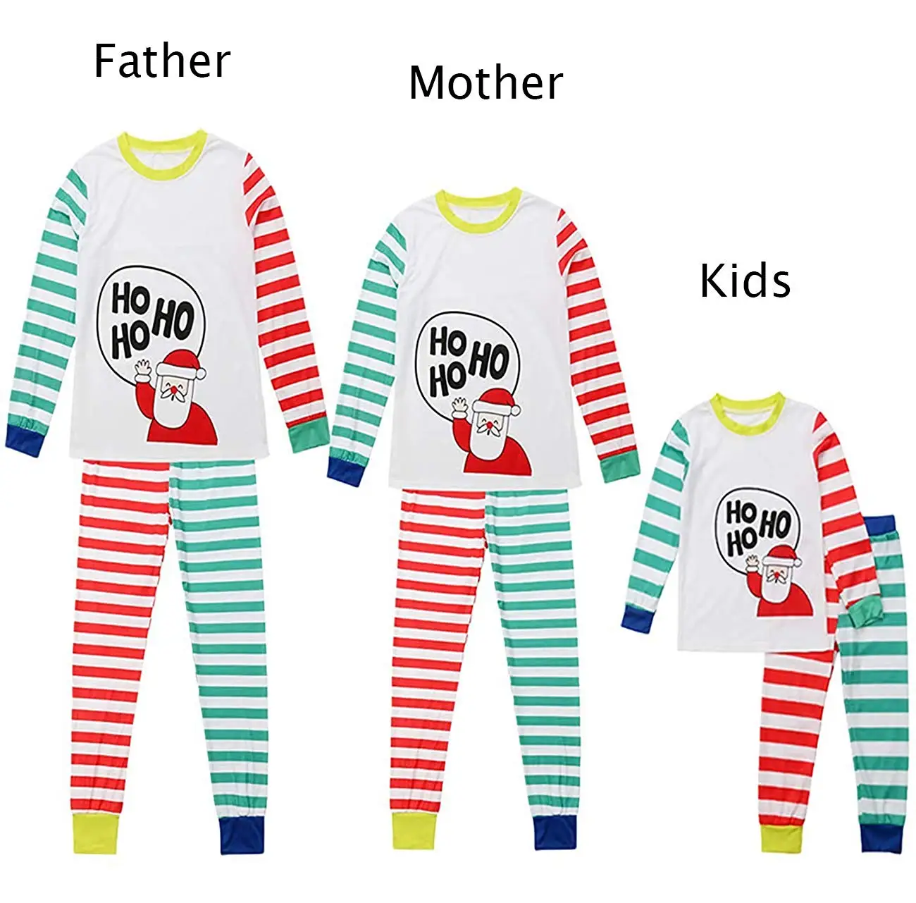 

Теплая зимняя семейная Пижама, комплект для взрослых и детей, одежда для сна с полосатым принтом, одежда для сна