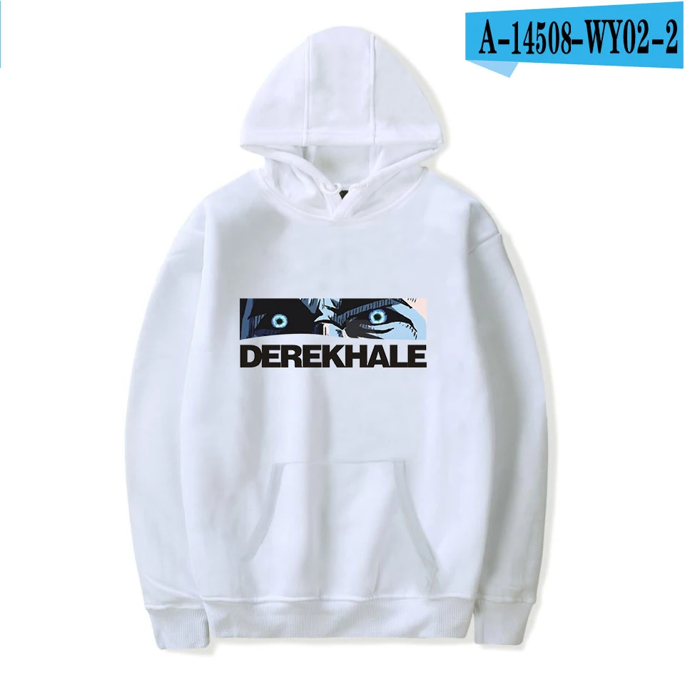 Derek hale толстовки для мужчин Новое поступление Толстовка Harajuku с капюшоном Красная толстовка ТВ серия подростковый волк персонаж печати Топы - Цвет: white