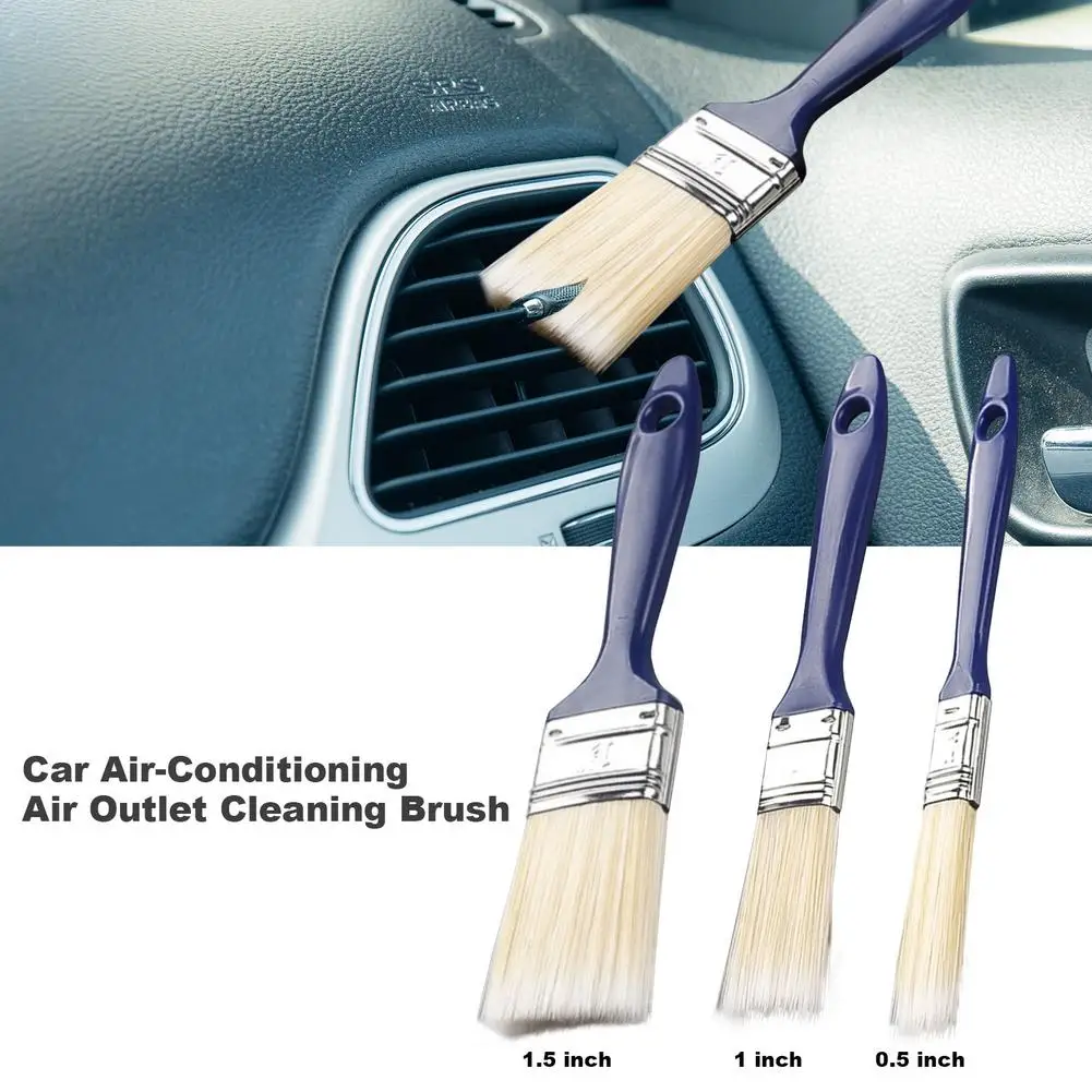 

Щетка для чистки автомобильного кондиционера, щетка для мытья салона автомобиля, приборной панели, маленькие щетки для удаления пыли