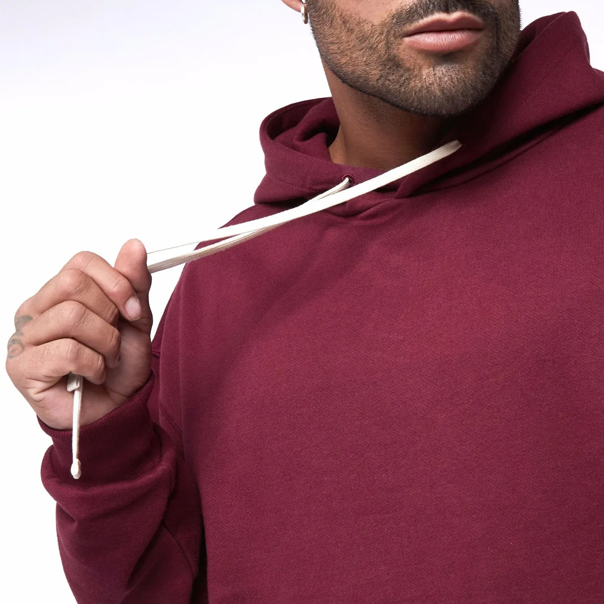 Однотонная Повседневная Толстовка мужские осенние хлопковые свободные свитшоты