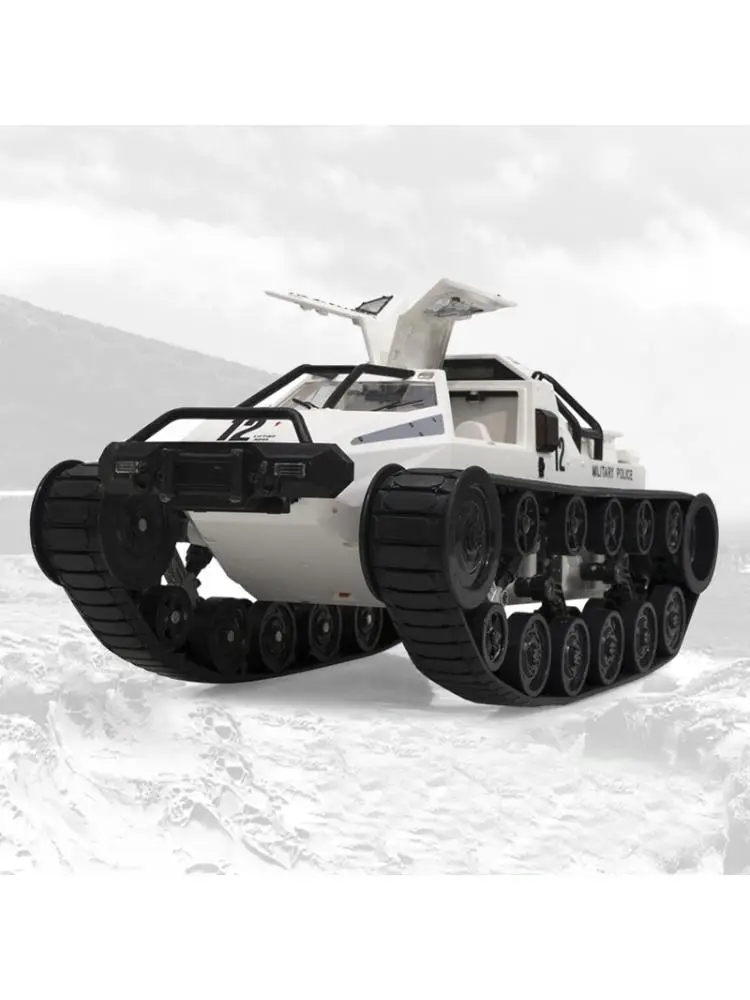 Масштаб 1:12 гусеничный автомобиль высокоскоростной Дрифт-танк сборка DIY RC-танк -