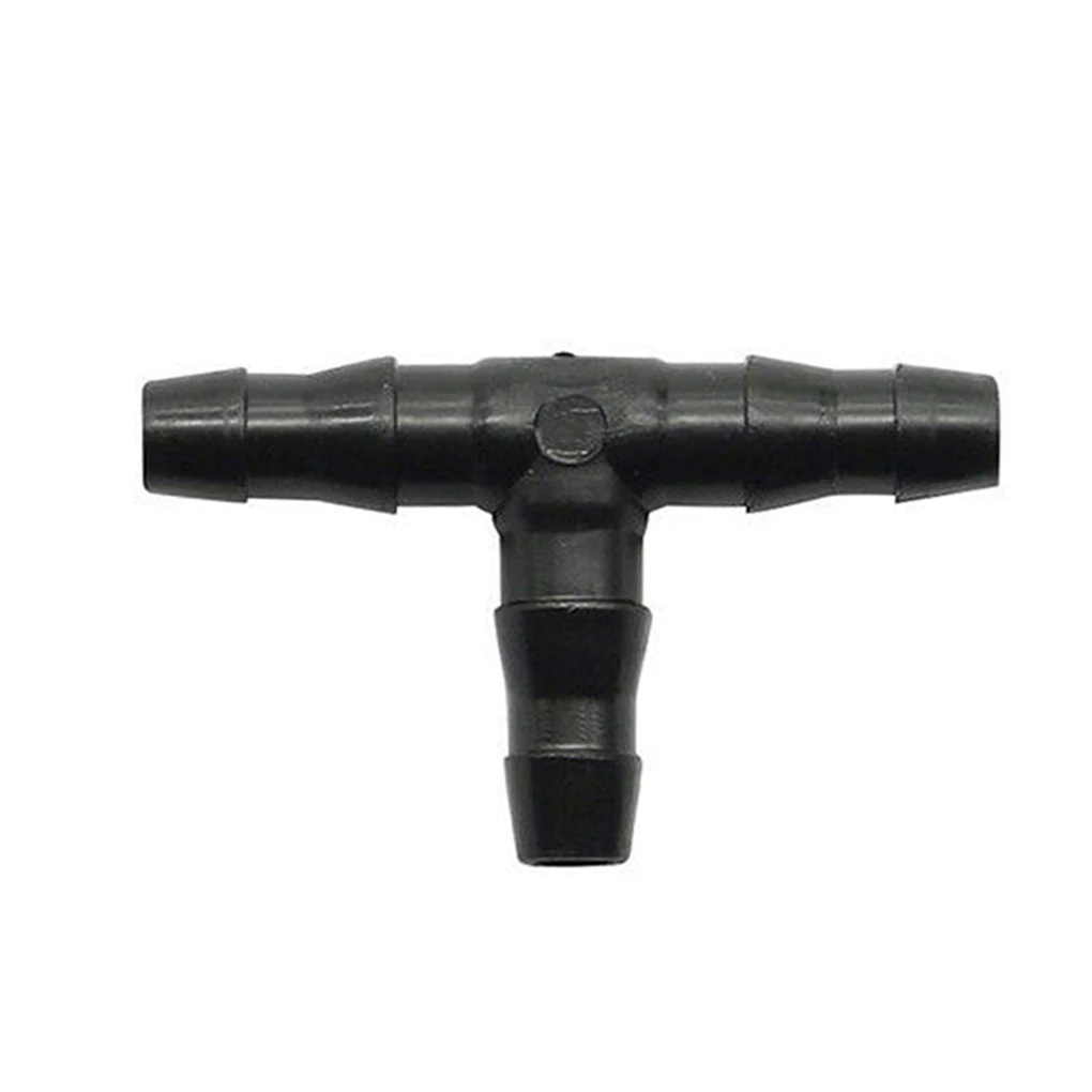 

100pcs Barbed Connectors Drip Irrigation 4/7mm Universal Barbed Tee Fittings Water Hose Connectors