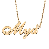 mya name tag necklace personalized pendant jewelry gifts for mom daughter girl friend birthday christmas party present