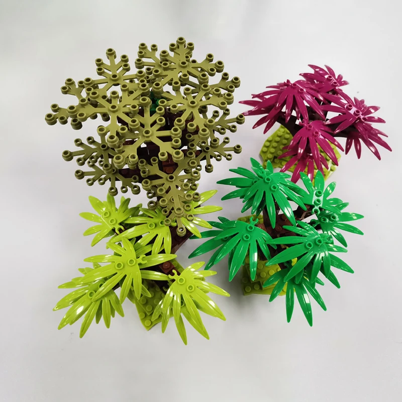 Город МОС растение дерево Пальма гравировальная Пластина Модель игрушки для