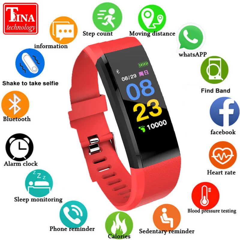 Оригинальный Смарт браслет IT120 цветной экран Спортивный смарт монитор