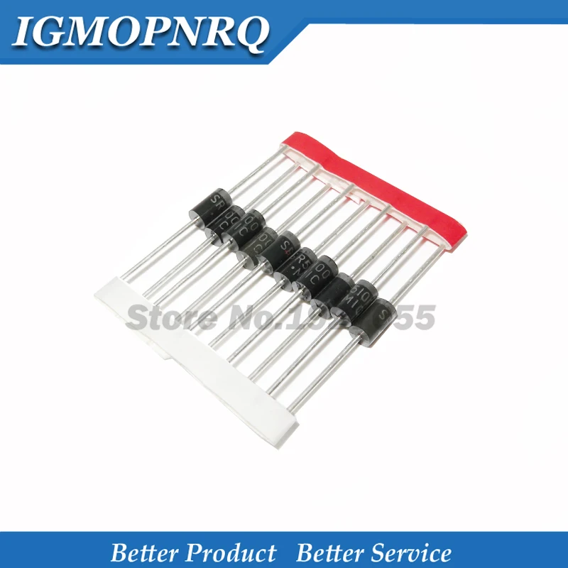 20 шт выпрямительный диод Шоттки SR240 SR260 SR360 SR540 SR560 SR2100 SR3100 SR3200 SR5100 SR5150 SR5200 DO 41 27