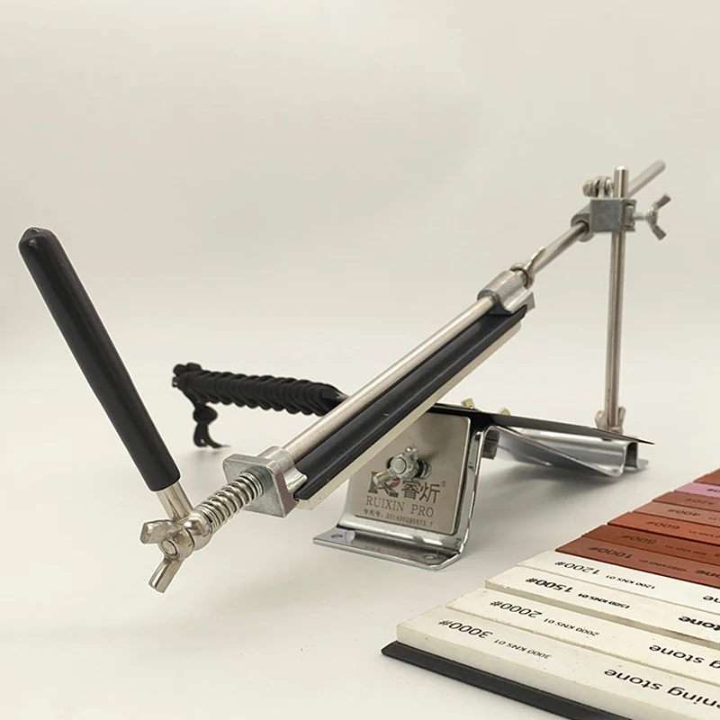 Система заточки ножей ruixin pro точильный камень фотошлифовальный 240 600 1000 кухонные