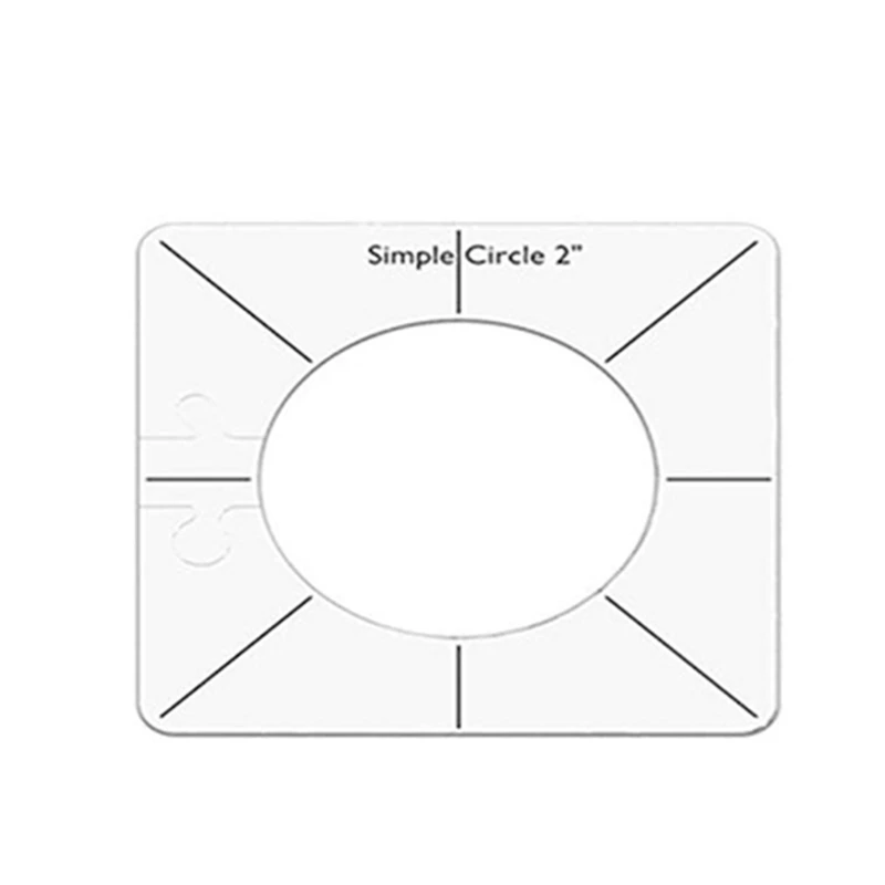 

6Pcs/Set Acrylic Ruler For Sewing Patchwork Sewing Quilting Yardstick Acrylic Ru Dropshipping