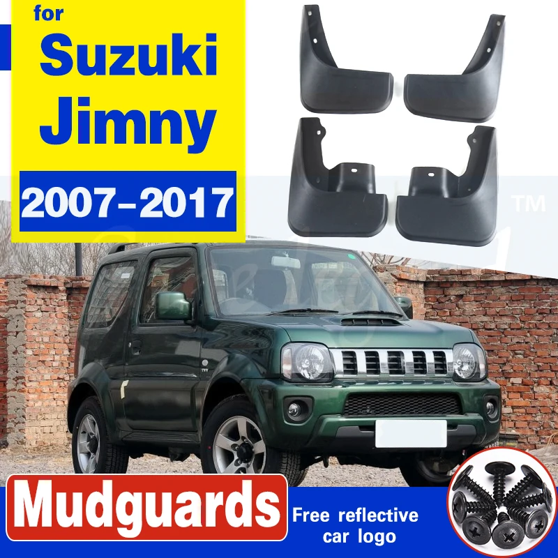 Брызговики для Suzuki Jimny 2007 2017 грязевые щитки из АБС пластика наружная защита