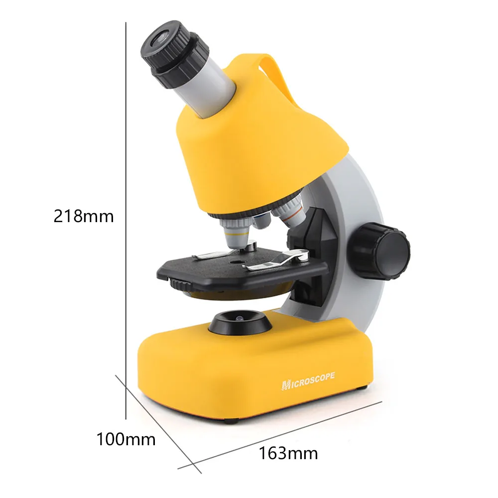 

100x/400x/1200x LED Refined Scientific Instruments Toy Set for Kids Children Microscope High Resolution Microscope