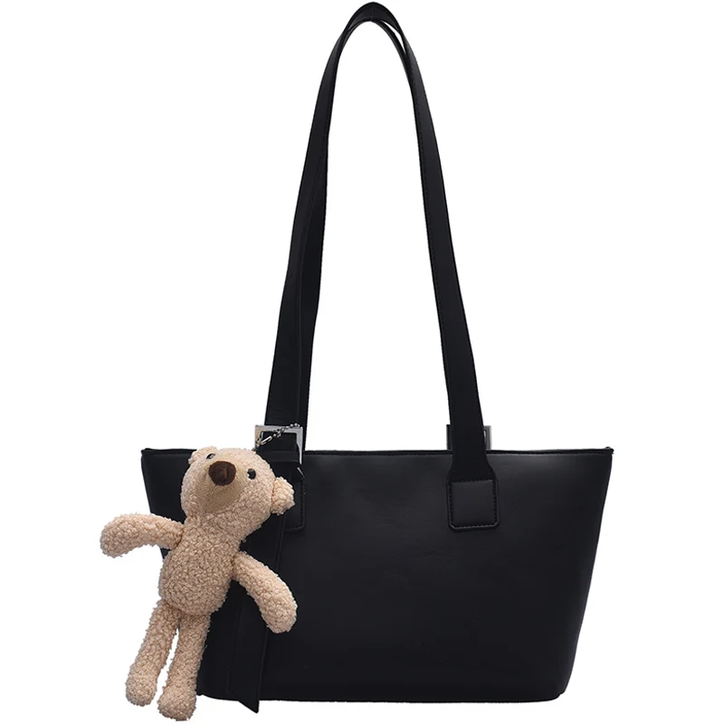 

Solid Color Large Capacity Handbags Women 2021 Female Shoulder Bag Retro Daily Totes Lady Elegant Handbags Hand Bag