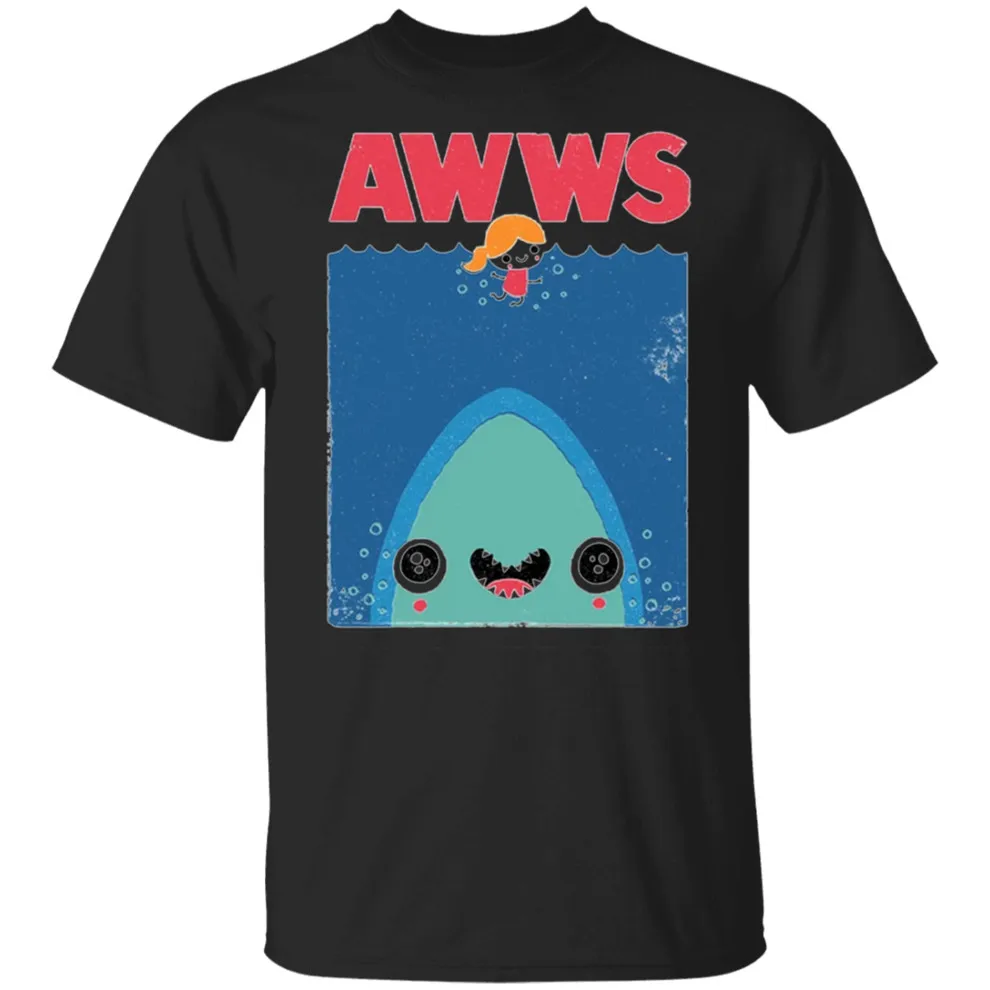 

Men'S Awws T-Shirt Size M-3Xl Style Round Tee Shirt