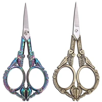 4 6 inch vintage sharp embroidery scissors stainless steel thread cutter shears for craft needlework diy tailors sewing scissors