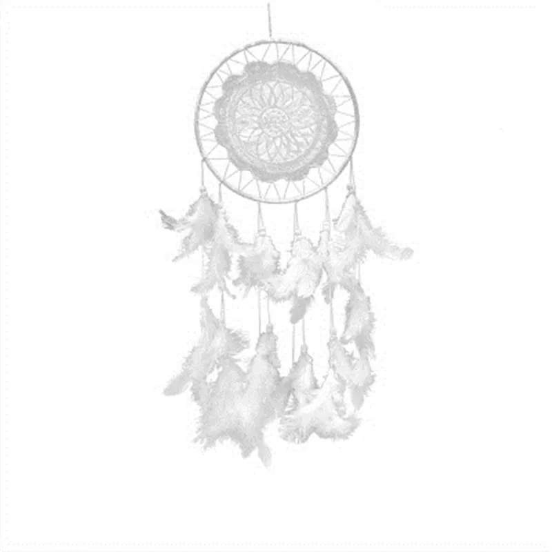 Кружевной Цветочный Ловец снов ручной работы колокольчики для дома подвесной