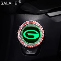 car one click start button diamond crystal ring sticker for trumpchi ga3 ga6 ga8 gs8 gs3 gs5 gm8 2017 2018 2019 2020 accessories