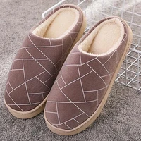 winter men home flurry slippers casual shoes warm plush male indoor slippers cotton shoes antiskid mute man bedroom slippers new