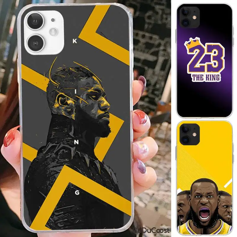 Баскетбольный чехол Riccu James 23 MVP для iPhone 7 8 Plus X XS Max XR iphone 5s SE 2020 6 6s 11Pro 12|Бамперы| |