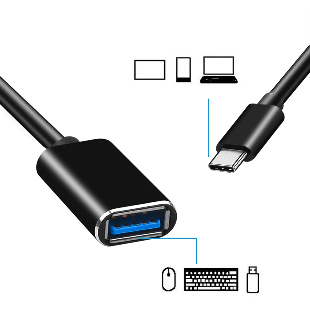 Новый USB 3 0 type C Мужской к 2 Женский OTG Кабель адаптер для передачи данных Samsung Sonny HTC