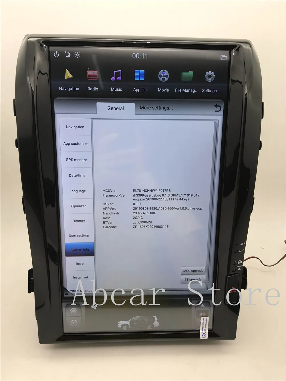 1" Tesla стиль Android 8,1 PX6 HDMI Автомобильный dvd-плеер gps навигация для Toyota LAND CRUISER LC200 2008- радио ips стерео