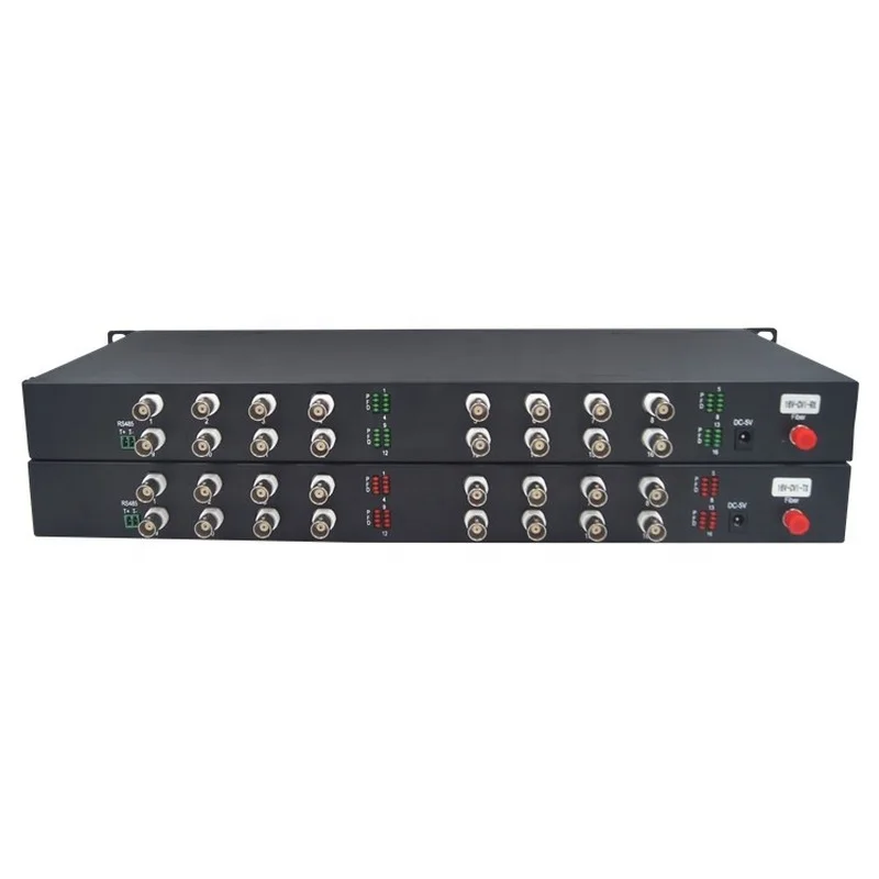 

16CH 1080P CCTV CVI TVI AHD волоконно-оптический видеоконвертер