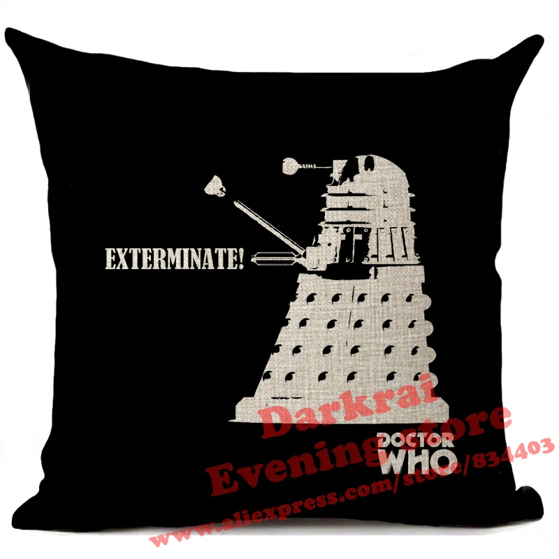 11 Наволочка для подушек Doctor Who Tardis Exterminate с принтом, подушки для дома, декор для гостиной, дивана, декоративная наволочка - Цвет: 11