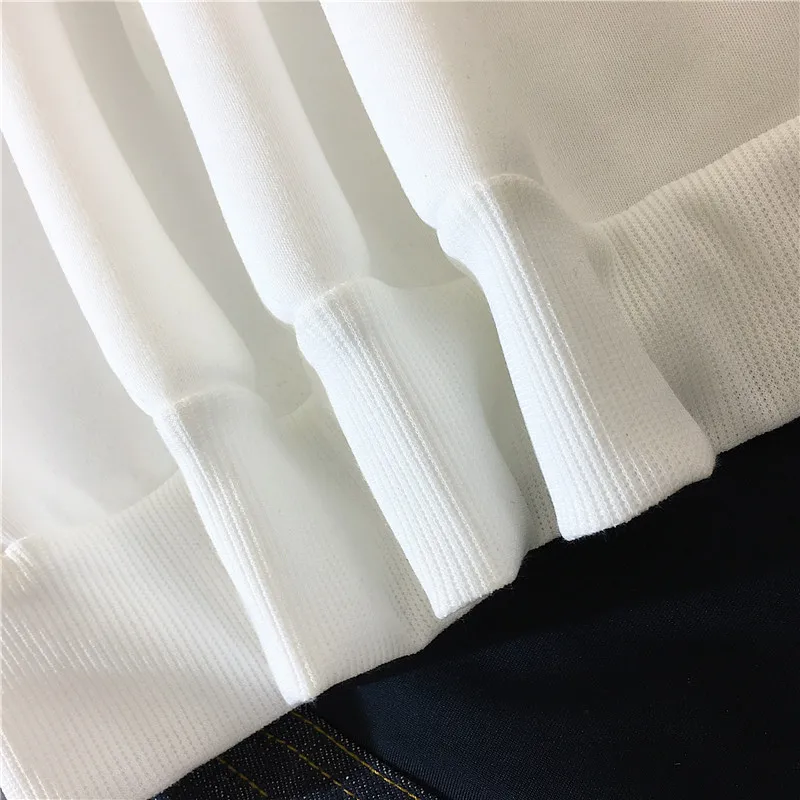 

spring Women thin Hoodies Korean Style Sweatshirts Pullovers Autumn Letters Outwear Long Sleeve Casual oversized student Tops