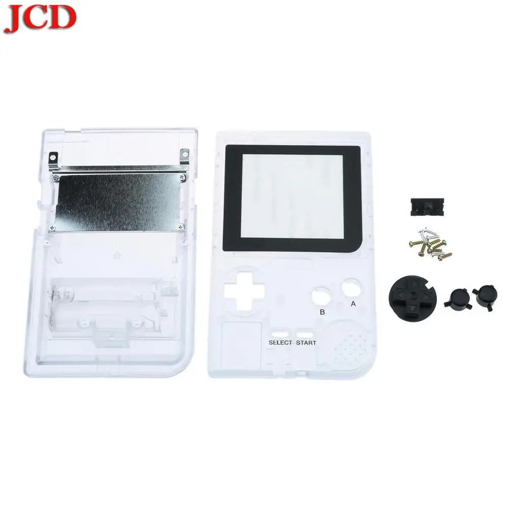 No10 Transparent JCD высокое качество полный корпус оболочки кнопки мод Ремонт для nintendo для GameBoy карман Замена для GBP с кнопками - Цвет: No10 Transparent