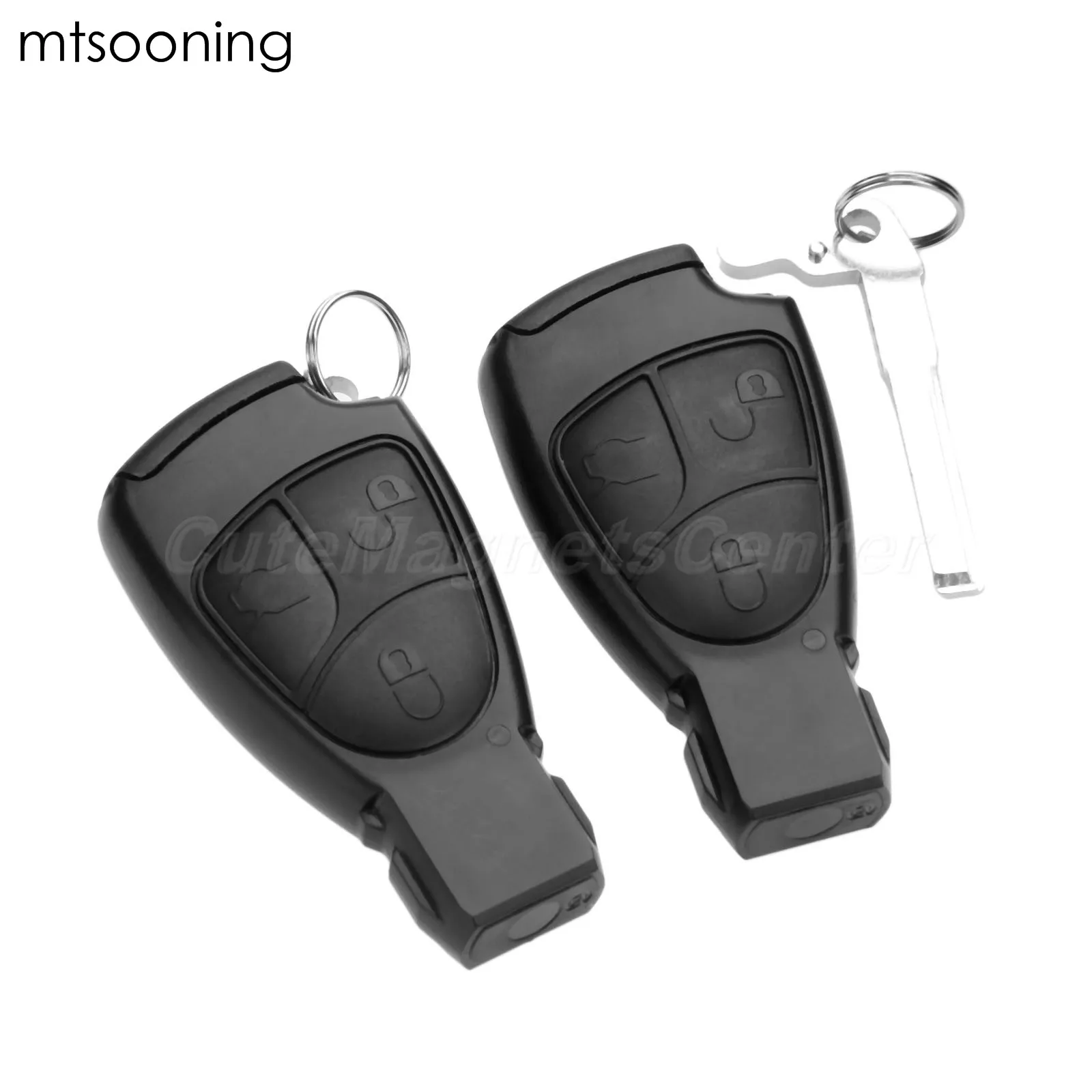 Mtsooning 2 шт. Φ 3 кнопки 433 9 МГц 7941 чип для Mercedes Benz CLS CLK ML CL SLK C E B S Class | Автомобили и