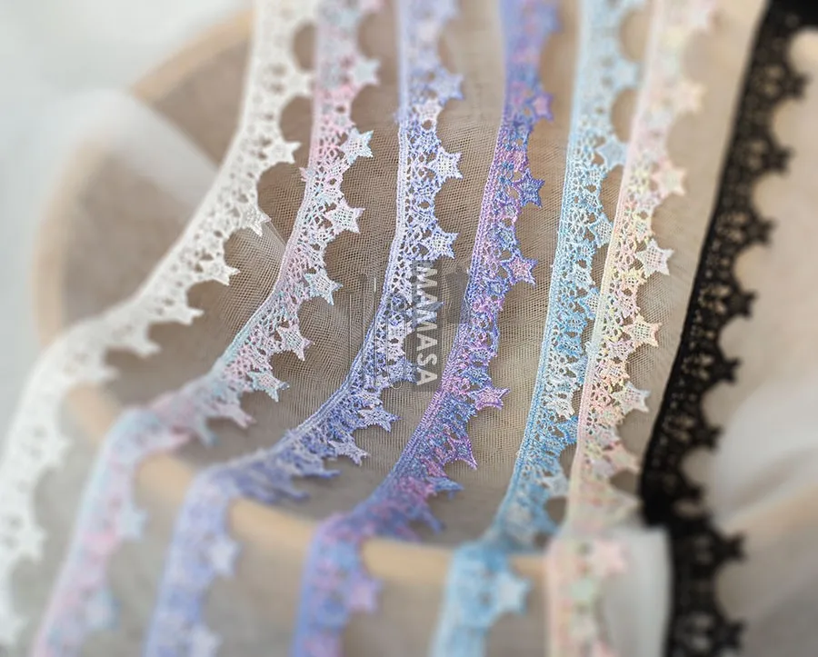 10 ярдов новый стиль ширина 2 см цвет мечты полиэстер Вышивка Кружева отделка