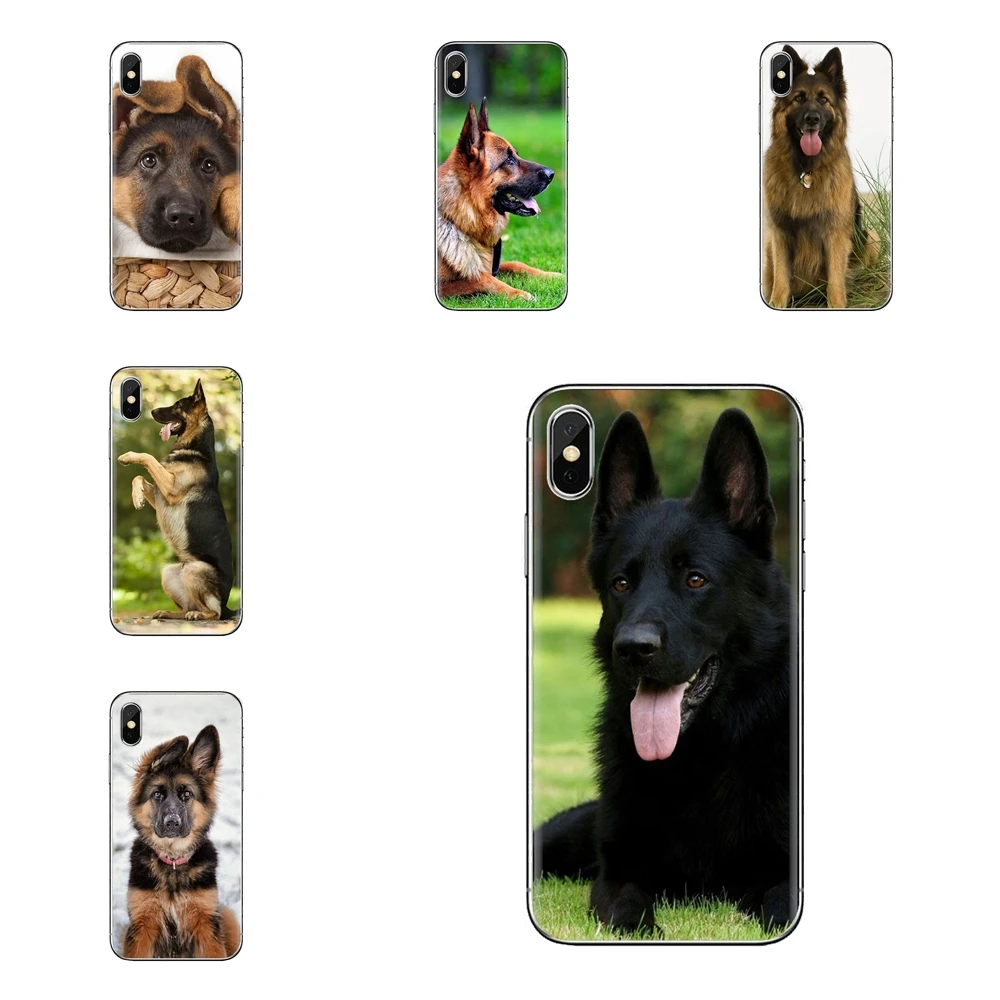 Прозрачный мягкий чехол для iPod Touch Apple iPhone 4 4s 5 5S SE 5C 6 6S 7 8 X XR XS Plus MAX немецкая овчарка