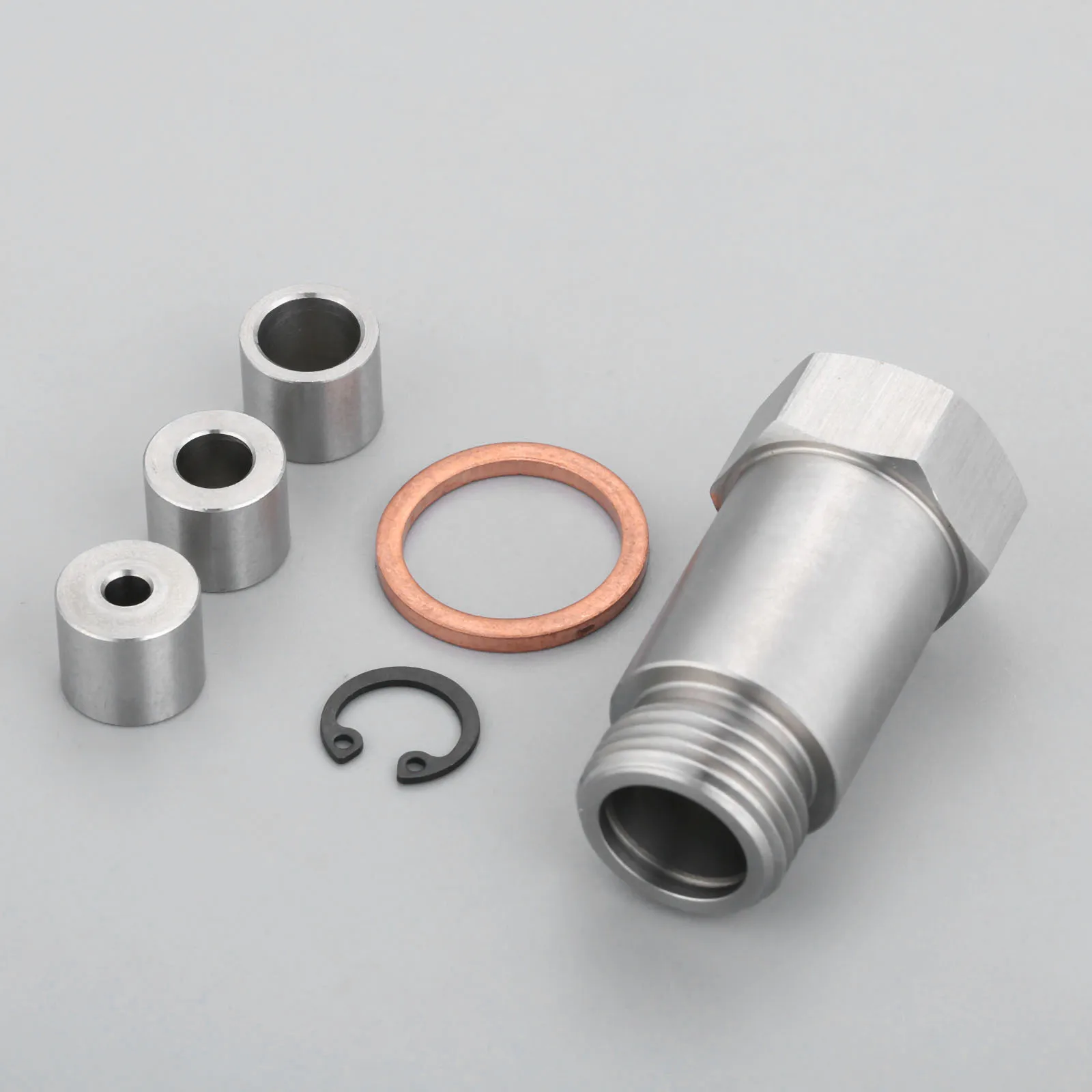 Oxygen Sensor Lambda O2 M18 x1.5 Threaded Extension Extender Spacer Exhaust Restrictor Fitting Adjustable Gas Flow Inserts kits |