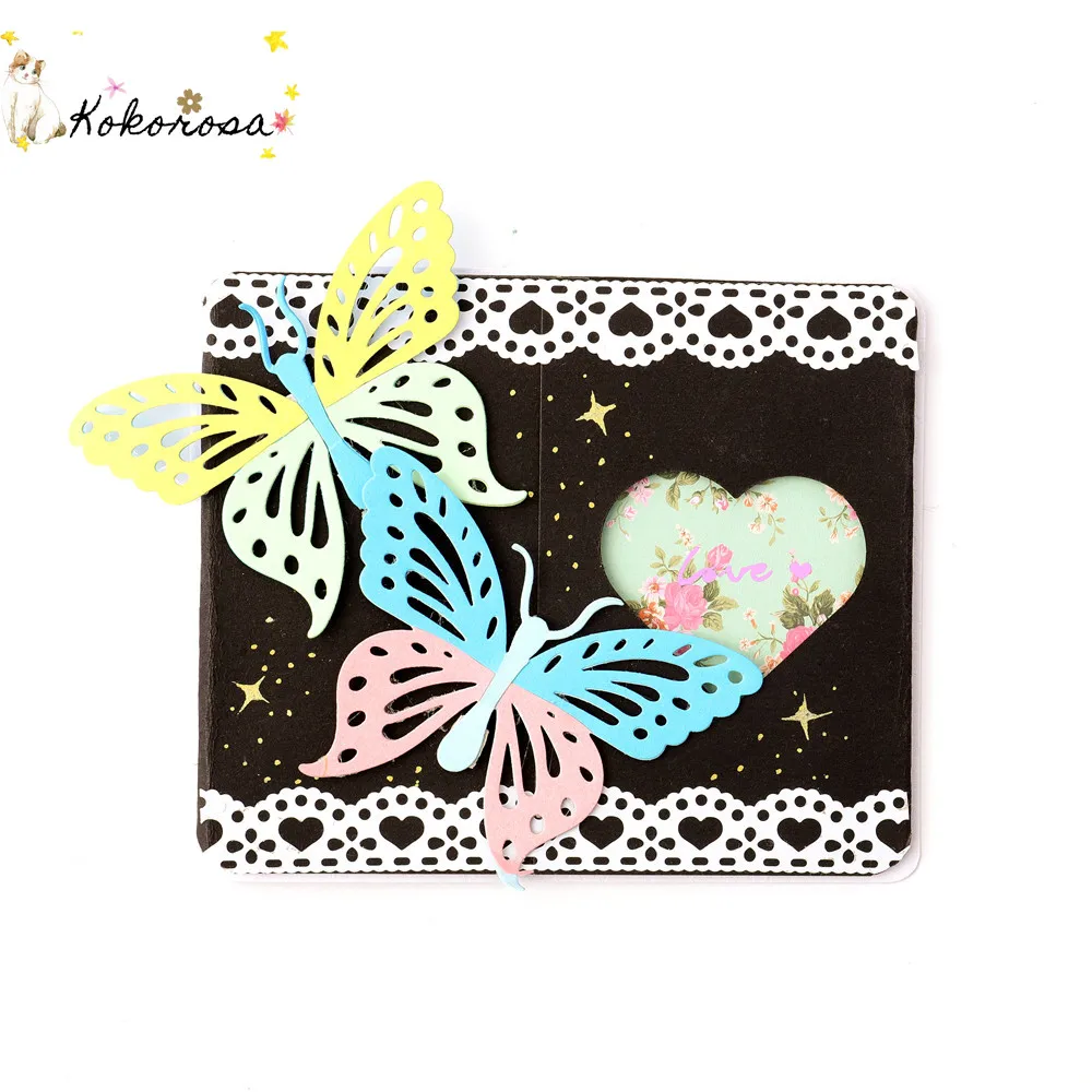 Кокороза бабочка штампы металла резки для DIY карт Скрапбукинг тиснение трафарет