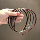 Ободок для волос Женский, однотонный, матовый, нескользящий, пластмассовый, тюрбан, аксессуары, ленты для волос