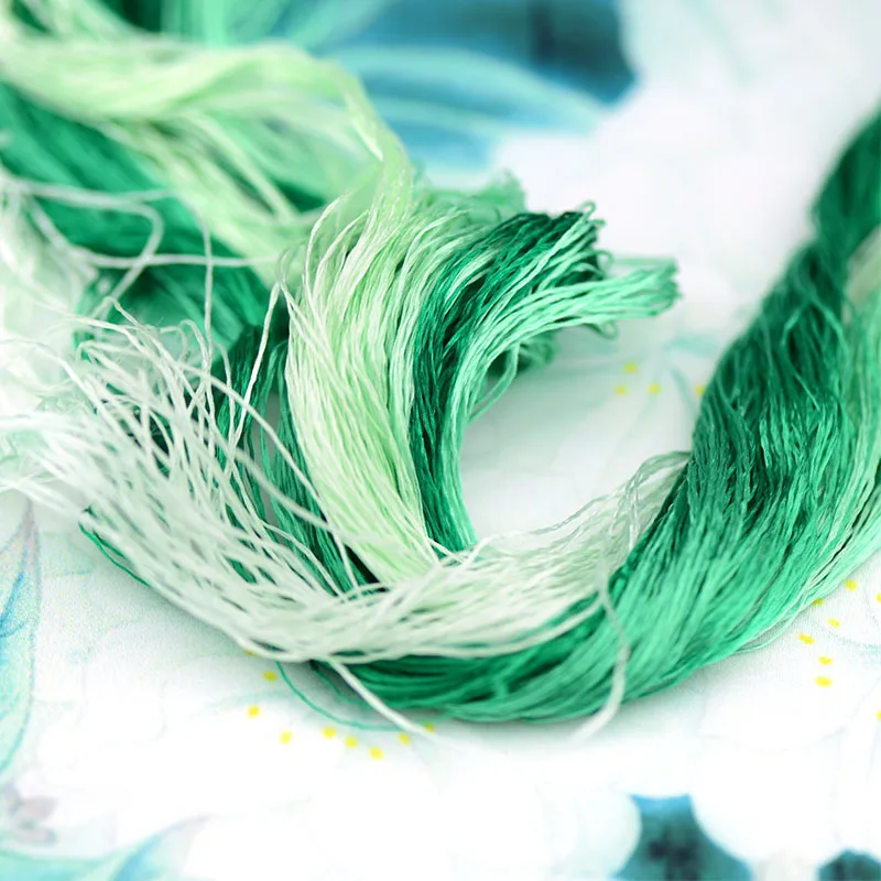 Нить для вышивания китайская 100% шелк Вышивальная нить шитья | Дом и сад