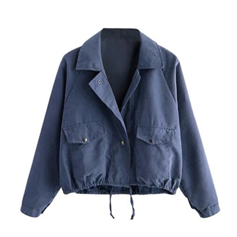 

New Women's Plain Jacket Coats and Jackets Women Cropped Jacket Clothes h00139