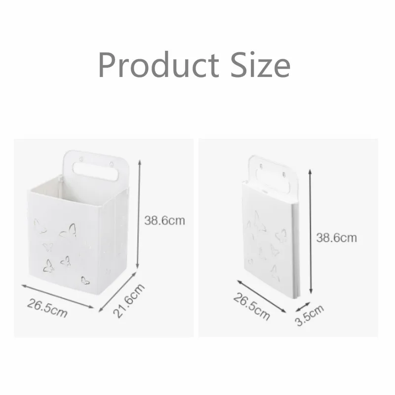 Складная Большая корзина для хранения белья пластиковая грязная одежды