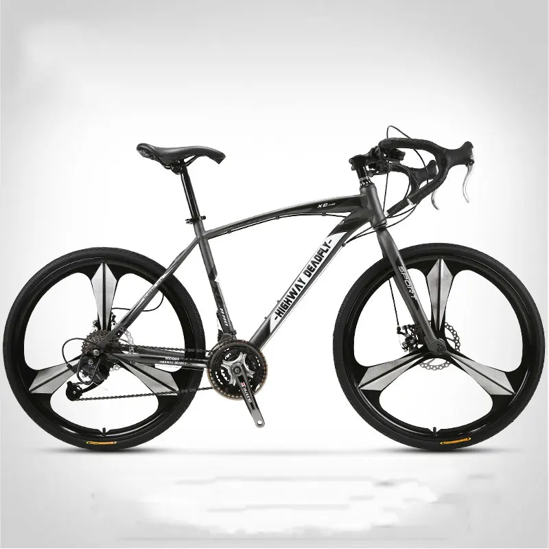 26 дюймов дорожный велосипед с гибкой ручкой фиксированной передачей три ножа