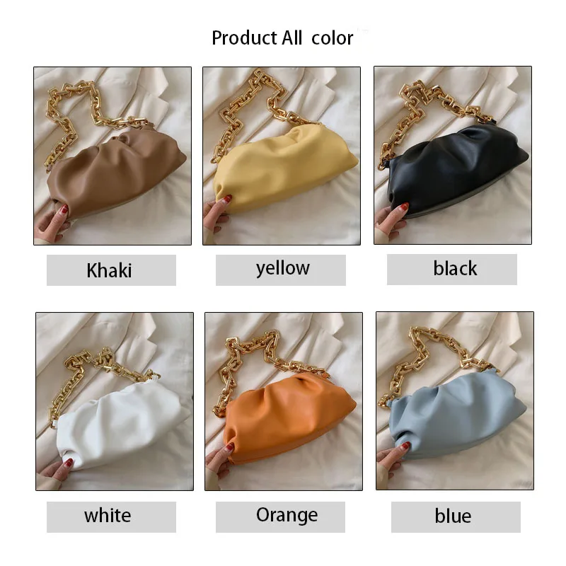 

2020 Crossbody Bag Luxury Handbag Purse Clutch Bag For Women Cloud-bag Soft Leather Underarm bag Single Shoulder Purse Women