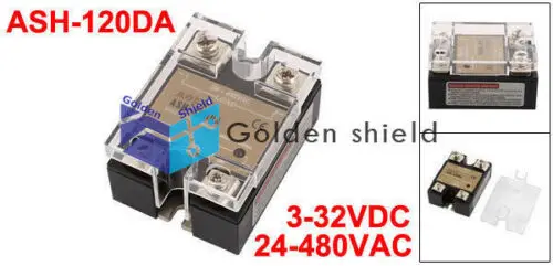 

ASH-120DA Single Phase Solid State DC to AC Relay 3-32VDC to 480 VAC 120A