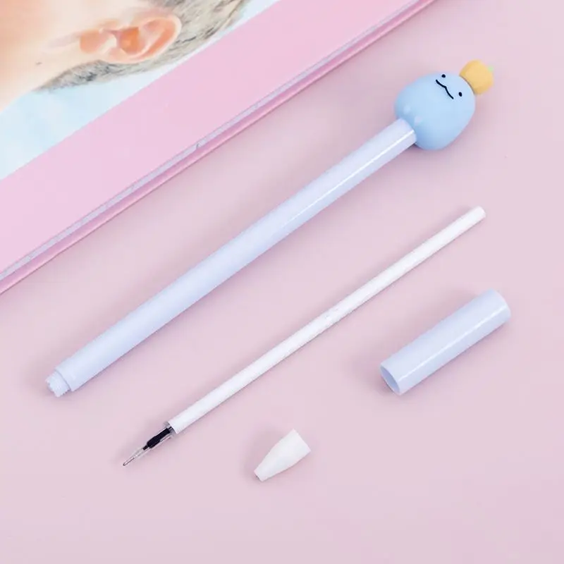 

4pcs 0.5mm Cartoon Fruit Gel Ink Pen Signature Neutral Pens Writing Stationery K92C