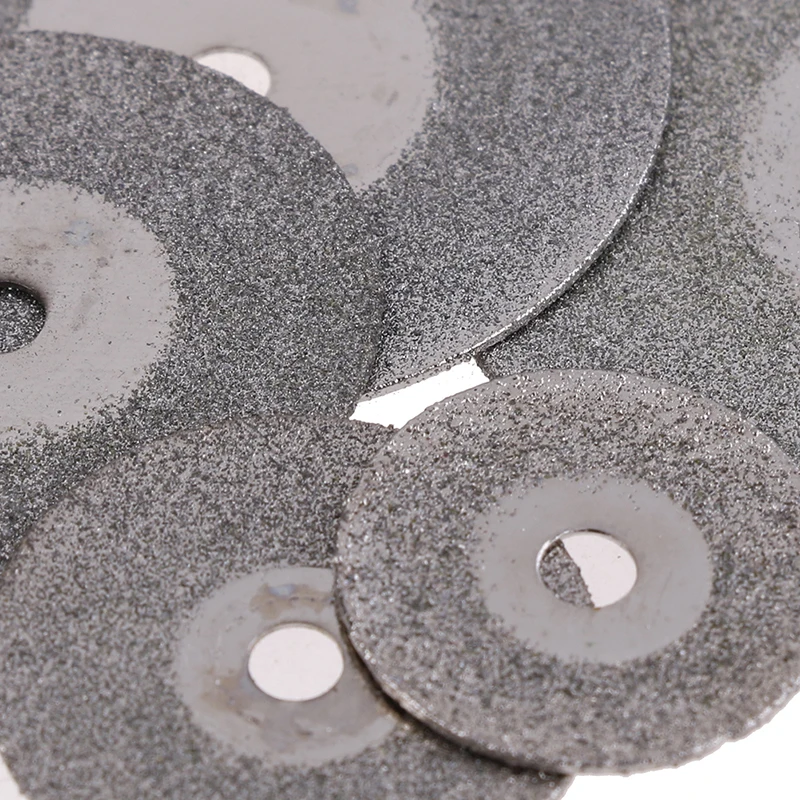 

5pcs Thin Ultra-thin Double Sided Sand Diamond Cutting Disc With Mandrel For Separating Polish Ceramic Teeth Whitening New