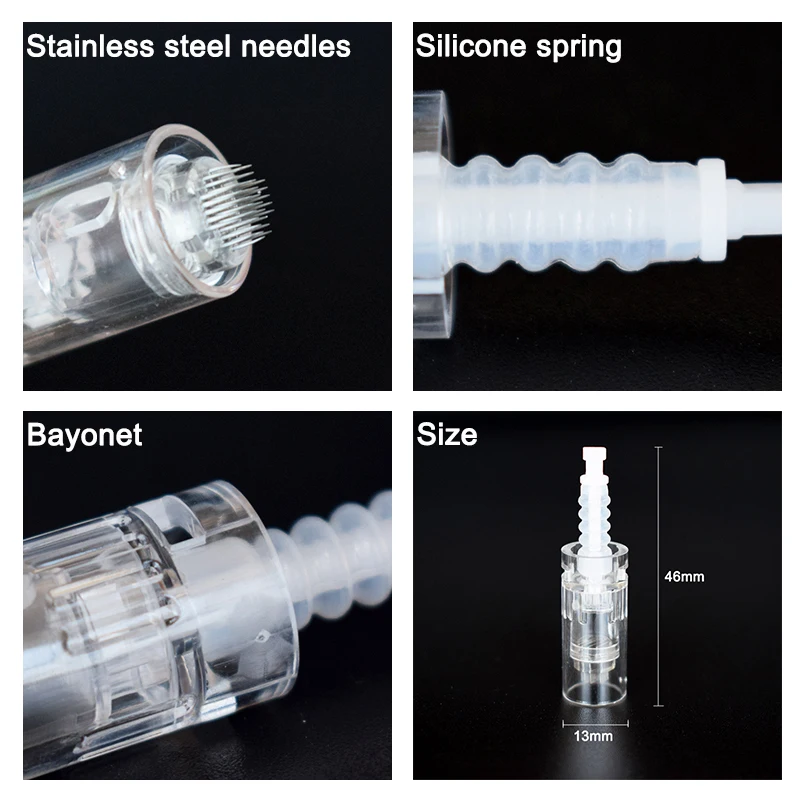 10 шт. картриджи с полуперманентными иглами для татуировок и бровей|Мезороллер| |