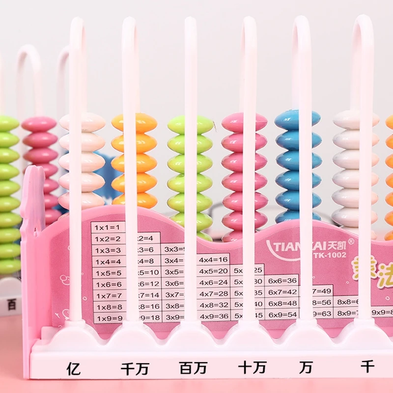 Креативный мультяшный 5 линейный счетчик Детский обучающий пазл с цифрами