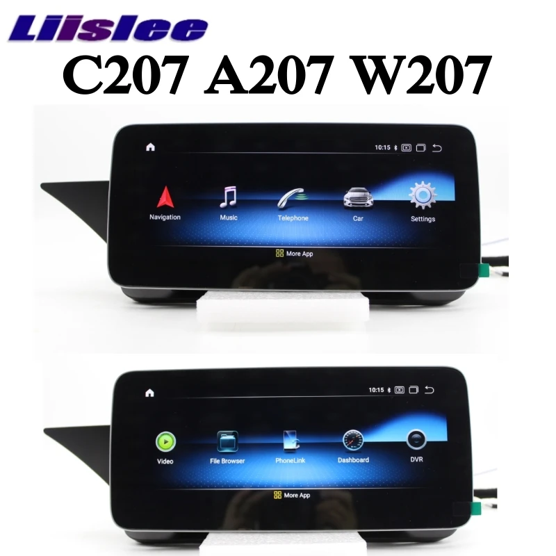 Автомобильный мультимедийный плеер Liislee NAVI CarPlay для Mercedes Benz MB E Class Coupe C207 A207 2009 ~ 2017