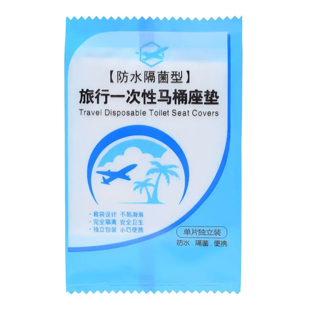 

50Pcs Disposable Toilet Seat Cover Mat Portable Safety Toilet Seat Pad Travel/Camping Bathroom Accessiories Mat Portable