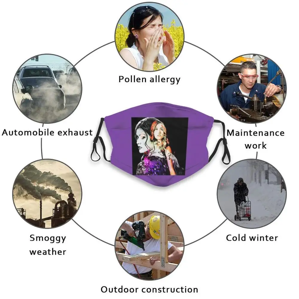 Закреплены в свой мир с моющимся фильтром Анти-пыль маска для лица мускатный