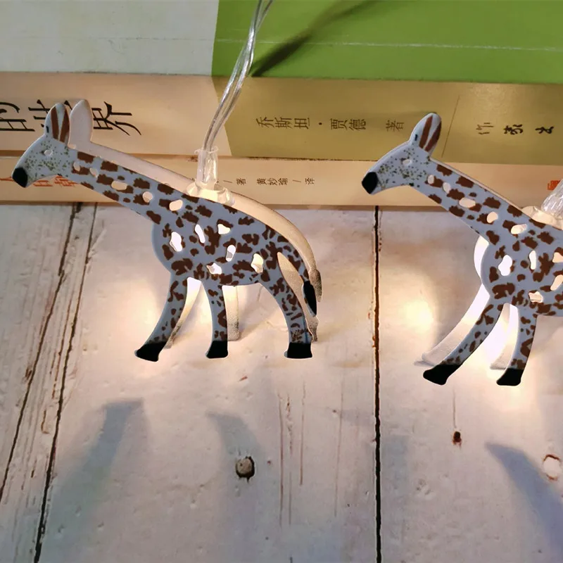 

Cartoon LED String Lights Giraffe Leds Light for Children Bedroom Cute Indoor Wall Party Decoration Warm White Fashion Guirlande