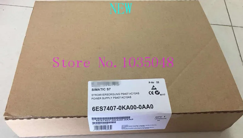 

1PC 6ES7407-0KA00-0AA0 6ES7 407-0KA00-0AA0 New and Original Priority use of DHL delivery #07